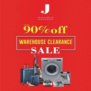 Jashanmal - Warehouse sale - Up to 90% discount